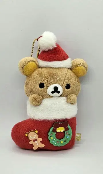 크리스마스 산타 부츠 매달린 봉제 인형 리락쿠마