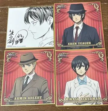 진격의 거인 오케스트라 콘서트 2022 기념 특전 A 색지 세트