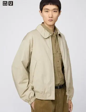 UNIQLO 퍼프 테크 숏 블루종