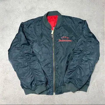 Budweiser - 버드와이저 리버서블 블루종 자켓 90s