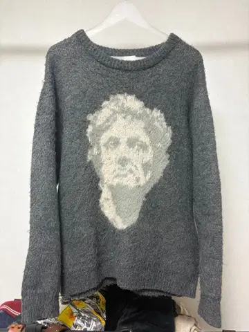 WISHFOREVER 모듬 샤기 니트 L 사이즈