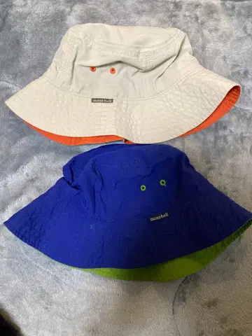 몽벨 버킷햇 2점 베이지, 네이비