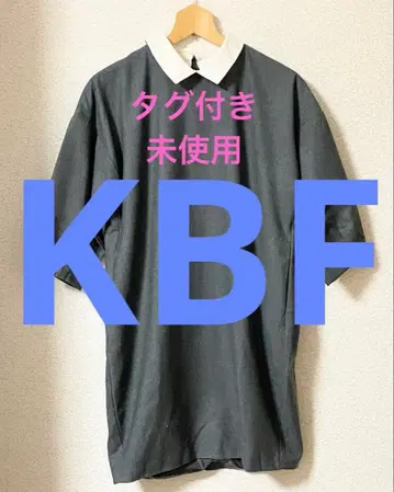 택 포함 새상품 [ KBF ] 탈부착 카라 원피스