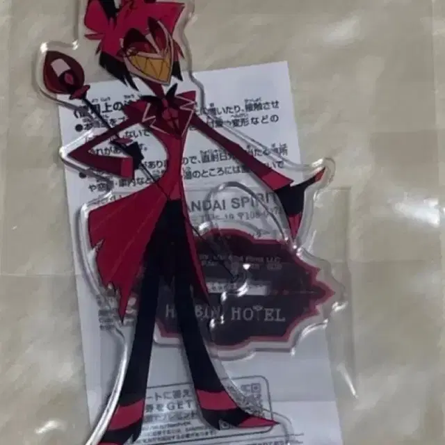 해즈빈 호텔 알래스터 아크릴 스탠드 굿즈 남코 한정 피규어 인형 누이