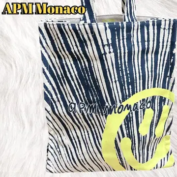 새상품급 APM Monaco 토트백 캔버스 니코짱 서브백