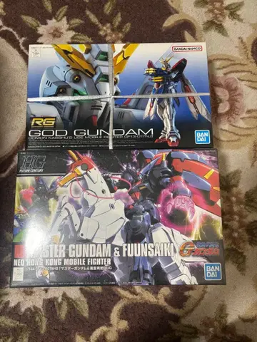 RG 갓건담 & HG 마스터건담 세트