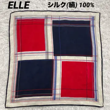 실크 100% ELLE 엘르 대형 실크 스카프 인테리어 크로스 백참