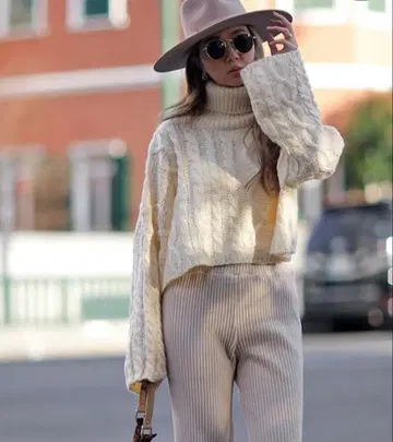 room306 Turtle Cable Short Knit 아이보리