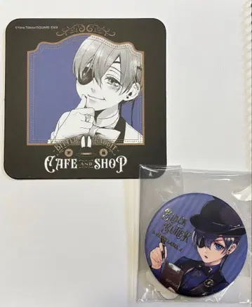 블랙 집사 비타라비 카페 코스터, 캔뱃지