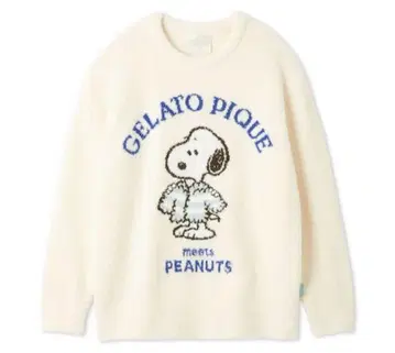 완판템 PEANUTS 오리지널 아트 자카드 풀오버 젤라토피케