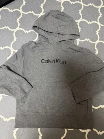 캘빈클라인 로고 후드티 후디