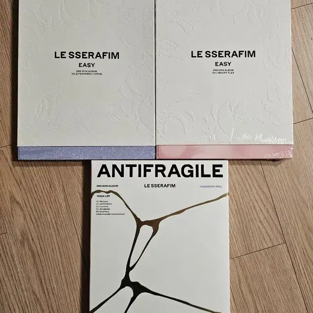 르세라핌 미개봉 앨범 easy antifragile 안티프레자일 여돌