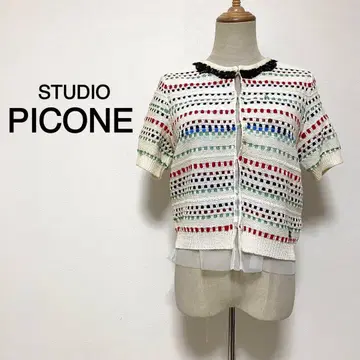 STUDIO PICONE 스팽글, 비쥬 디자인 가디건