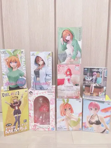 5등분의 신부 최애의 아이 피규어 묶음 판매