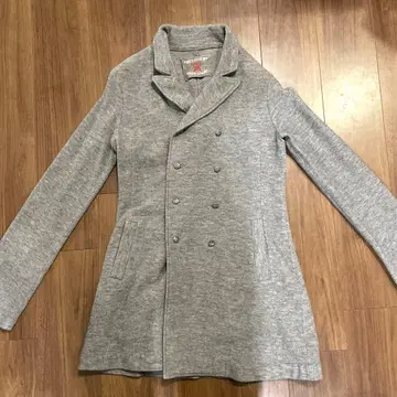 45RPM 울 더블 코트 1 그레이