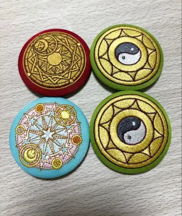 카드캡터 사쿠라 자수 캔뱃지