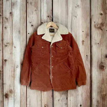 새상품급 랭글러 WRANGECOAT 코듀로이 보아 런치 코트 M