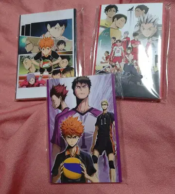 하이큐 Happy 복권 G상 엽서북 3종 세트