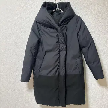 [ URBAN RESEARCH ] 새상품급 다운 코트 절개 블랙 다운