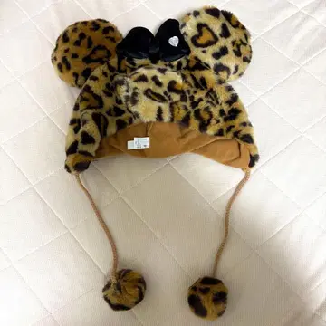 미니 팬캡 레오파드 무늬