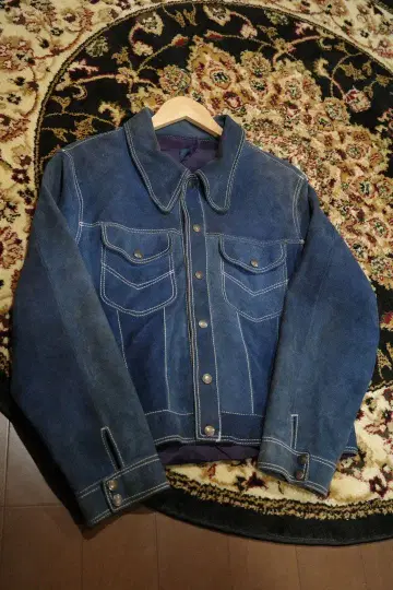 70s 스웨이드 가죽 자켓