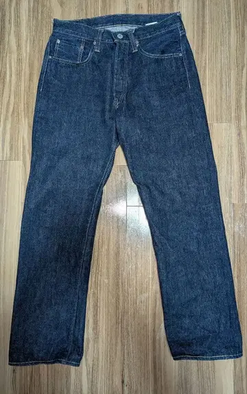 새상품급 슈가케인 1947 w30 가죽 패치 숨겨진 리벳 체인 스티치