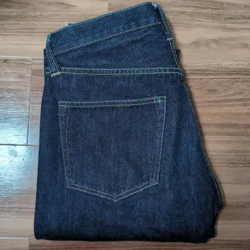 새상품급 슈가케인 1947 w30 가죽 패치 숨겨진 리벳 체인 스티치