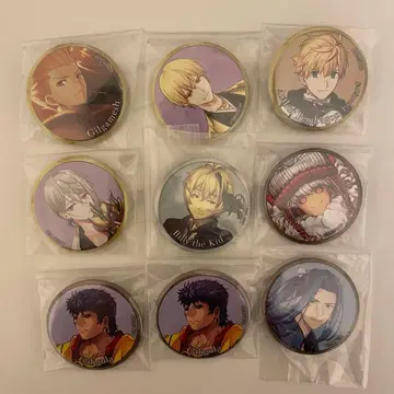 FGO 영기 소환 캔뱃지 길가메쉬 아서 페라곤 란릉왕 외