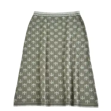 MORABITO 모라비토 올 로고 무늬 니트 스커트 40