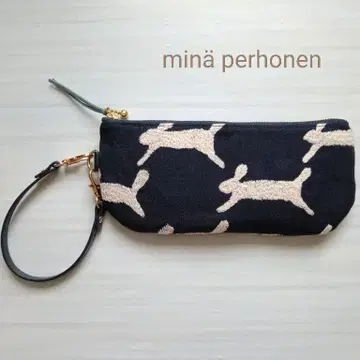 미나 페르호넨 라운드 파우치 란란란 네이비