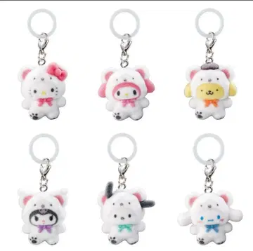 산리오 캐릭터즈 포근포근 스노우 메지루시 액세서리 컴프 세트