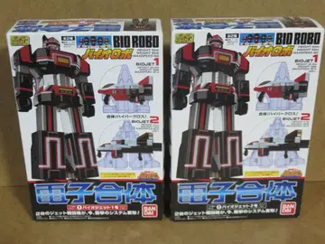 바이오맨 슈퍼 미니프라 바이오 로보 전자 합체 바이오 제트 1호 & 2호