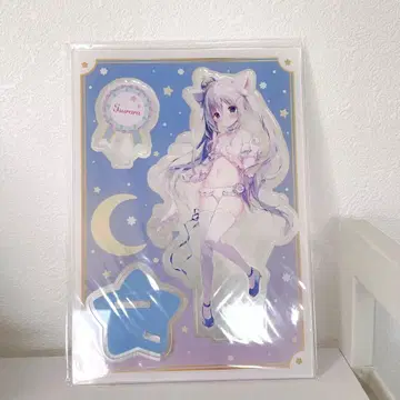 시라타마 아키하바라 회장 한정판 아크릴 스탠드 아크릴 피규어 츠라라 3