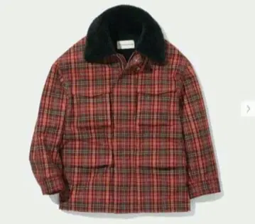 GU x beautiful people~ 체크 보아 블루종 XXL