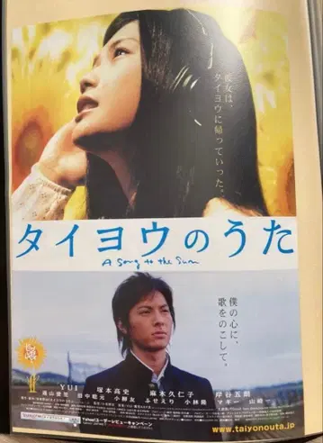 태양의 노래 홍보 전단지