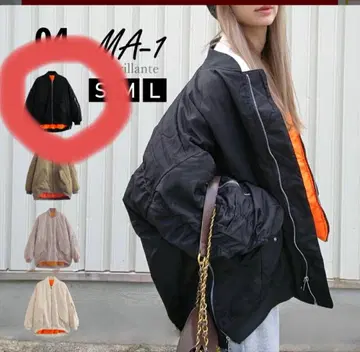 labrillante MA-1 블랙 자켓 SML