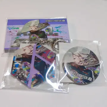 [새상품] A.K.I. 캔뱃지 스트리트 파이터 6 카프복권 키링