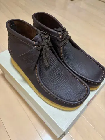 clarks original 브라운 천연 가죽 26.5cm 미사용 새상품