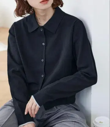 [ DISCOAT ] 쫄깃쫄깃 카라 가디건