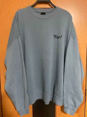 FREAK'S STORE 미키마우스 맨투맨 블루 그레이 사이즈 L