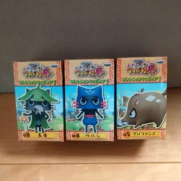 (미개봉 새상품) 몬헌 일기 아일레 마을 G 컬렉션 피규어 3종 세트