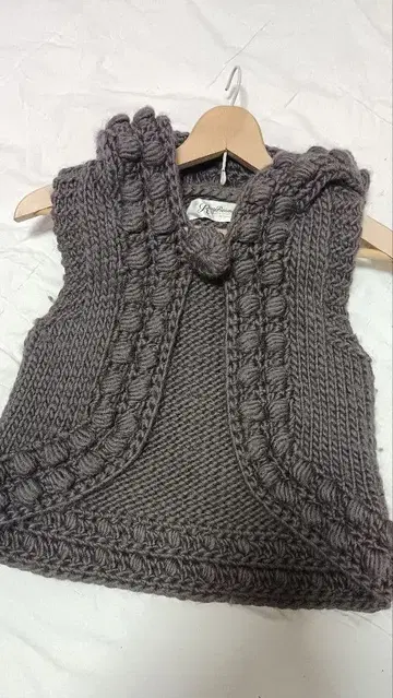 RayBeams 레이빔즈 손뜨개질 (핸드니트) 자크 편직 베스트