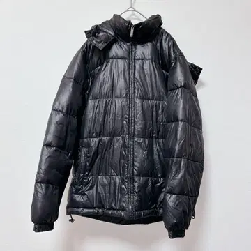 컨버스 [ L ] 다운 코트 / 가을/겨울 방한 하이넥 후드 부착 캐주얼