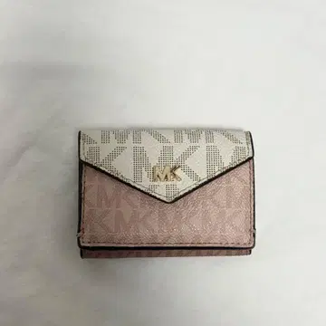 Michael Kors 3단 폴더형 지갑 핑크 계열