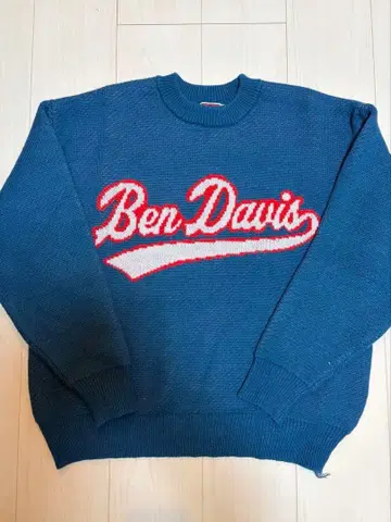 벤 데이비스 크루넥 트레이닝복 M 파랑