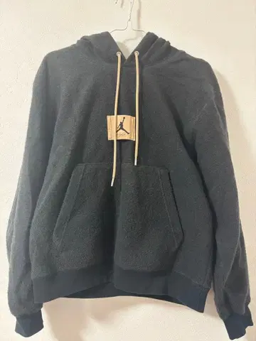 조던 블랙 플리스 후드티