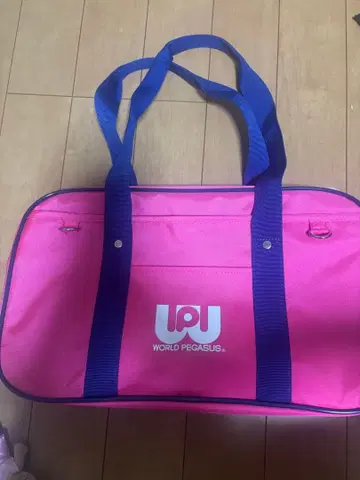 신 와페 WORLD PEGASUS 핑크 토트백