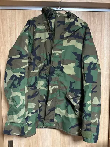 카모플라쥬 후드 부착 밀리터리 자켓