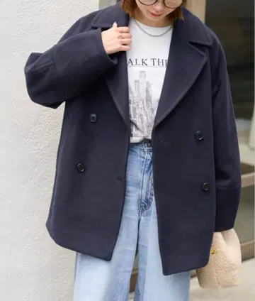 새상품급 저널 스탠다드 리룸 비슈 울 슈퍼 100 모사 P 코트