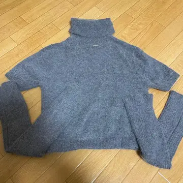 택 포함 새상품 chico 그레이 니트 스웨터 긴팔